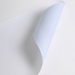 PAP132DB - Papiere Weiß/Blau Satiniert Blueback Posterpapier