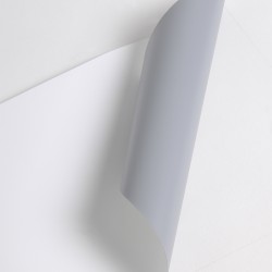 POP310ECOS - Opake Folien Weiß/Grau Satiniert