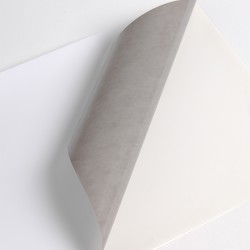 V200WM1 - Weiß Glänzend kleber permanent grau