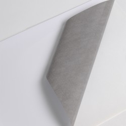 V240WG1 - Weiß Glänzend kleber permanent grau
