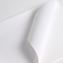 V301WG1 - Weiß Glänzend kleber permanent farblos