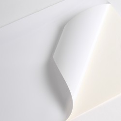 V3101WG - Weiß Glänzend kleber ablösbar farblos