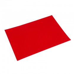 FEUTROUGE1 - Roter selbstklebender Filz A5-Format