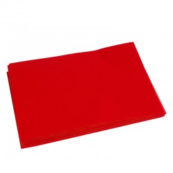 FEUTROUGE2 - Roter selbstklebender Filz A5-Format