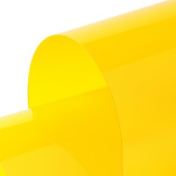 HEXFLARE01 - Transp PVC gelb Scheinwerfer