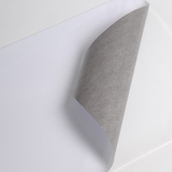 HX500WG2 - Weiß Glänzend kleber permanent grau